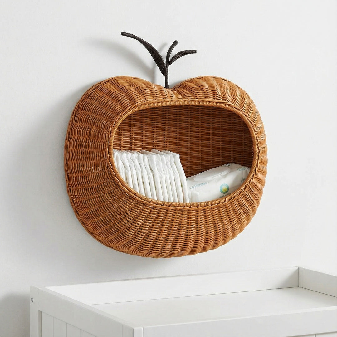 Wall basket in apple shape Bowlift