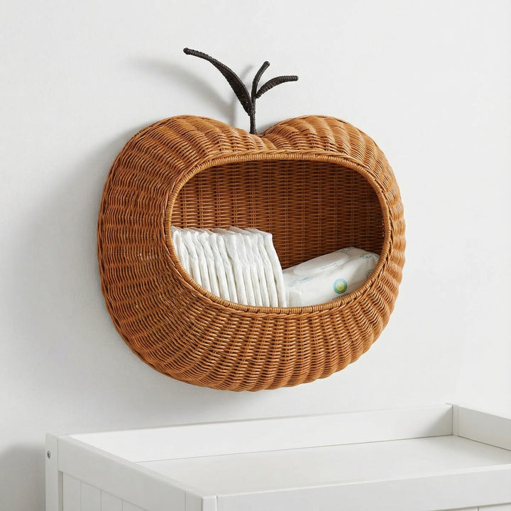 Wall basket in apple shape Bowlift