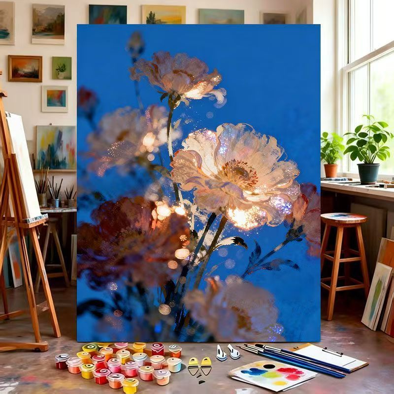 Floral Fantasy Paint by Numbers Art Kit Bowlift