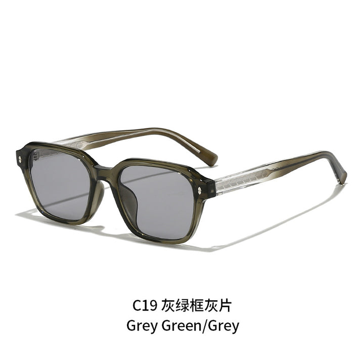 Women's fashionable sunglasses with square frame and UV protection Bowlift
