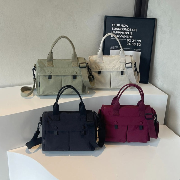 Multifunctional Tote Bag With Several Compartments Bowlift