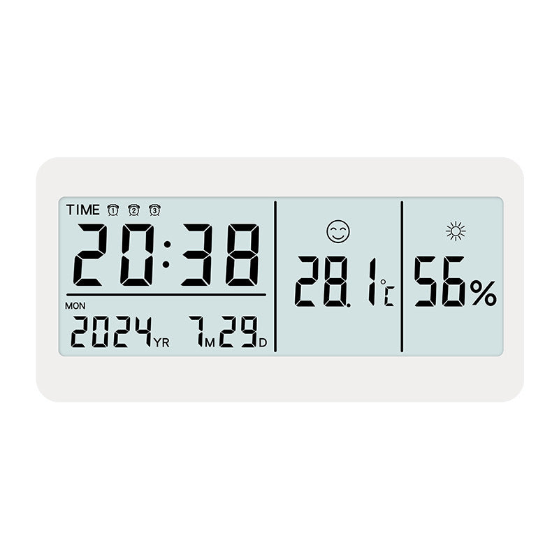 Digital watch with multifunctional thermometer and hygrometer Bowlift