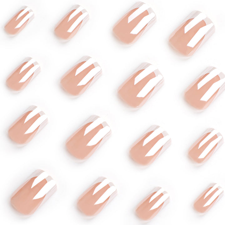 Elegant Nail Art with French Tip Molding Bowlift
