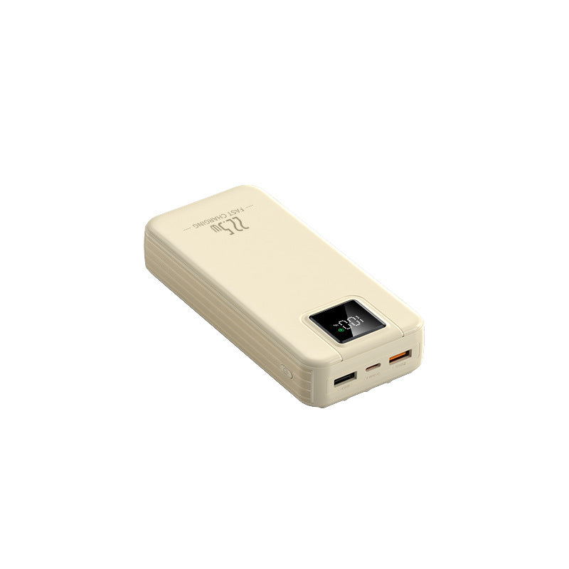 Portable power bank with intelligent fast charging function and digital charge level display Bowlift