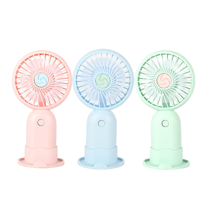 Unisex Portable Hand Fan with Ergonomic Design and USB Connection Bowlift
