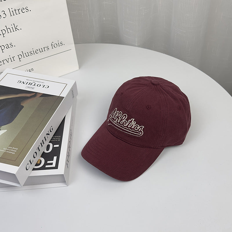 Women's Embroidered Athletic Baseball Cap Bowlift