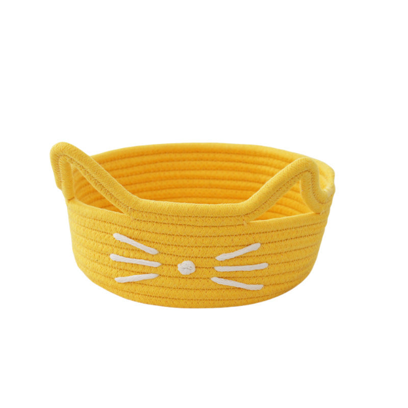 Women Playful Storage Basket in Cat Design Bowlift