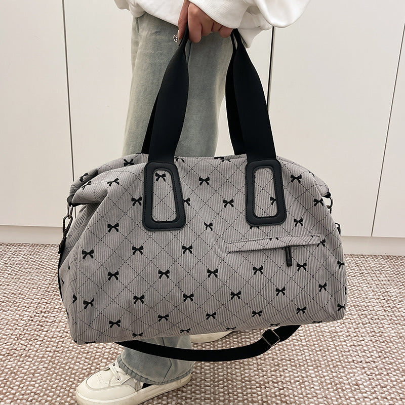 Tote bag with fruity design and multifunctional compartments Bowlift