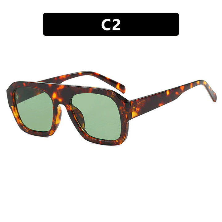Women's oversized sunglasses with distinctive rectangular frame Bowlift
