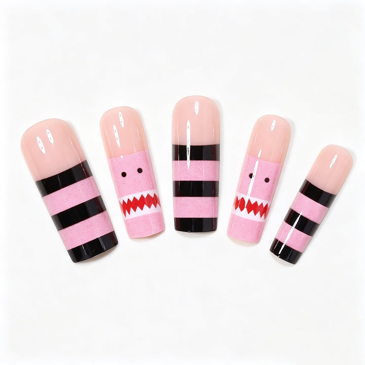 Playful Cartoon Themed Nail Wraps Bowlift
