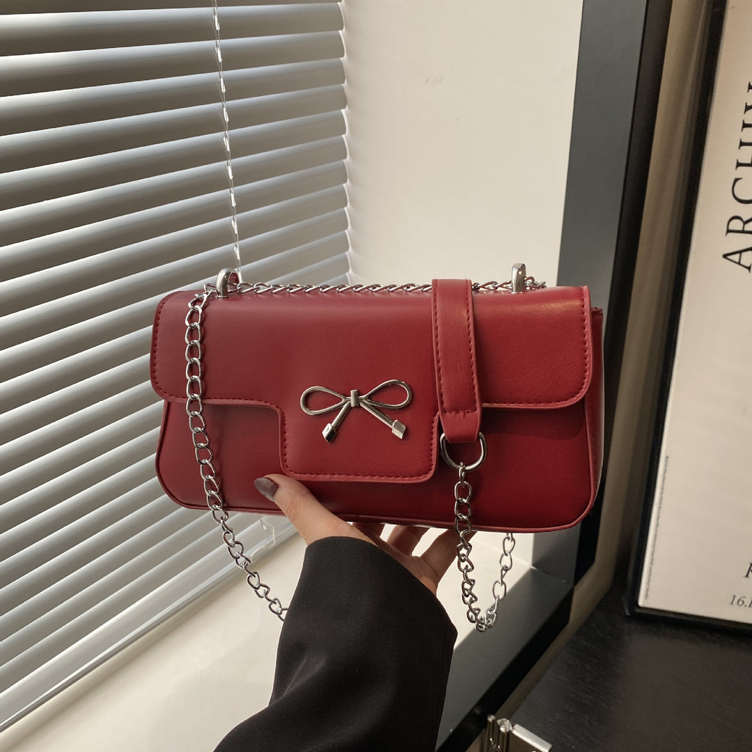 Elegant Bow Accent Crossbody Bag Bowlift
