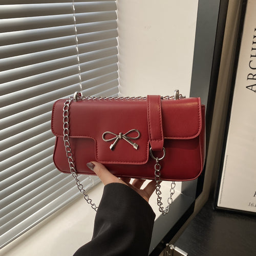 Elegant Bow Accent Crossbody Bag Bowlift