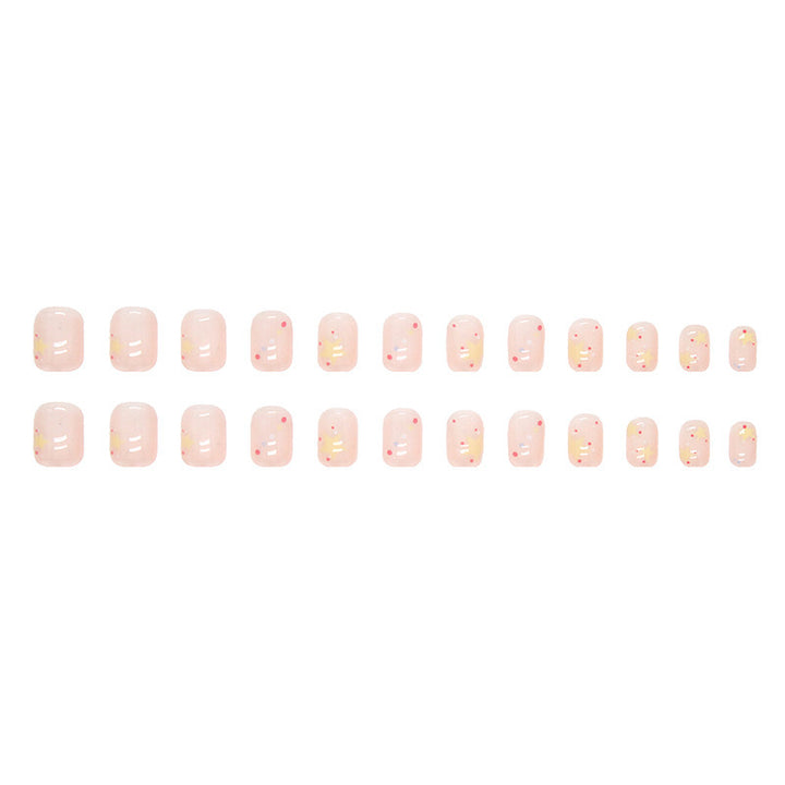 Artistic Star-Themed Press-On Nail Tips Bowlift
