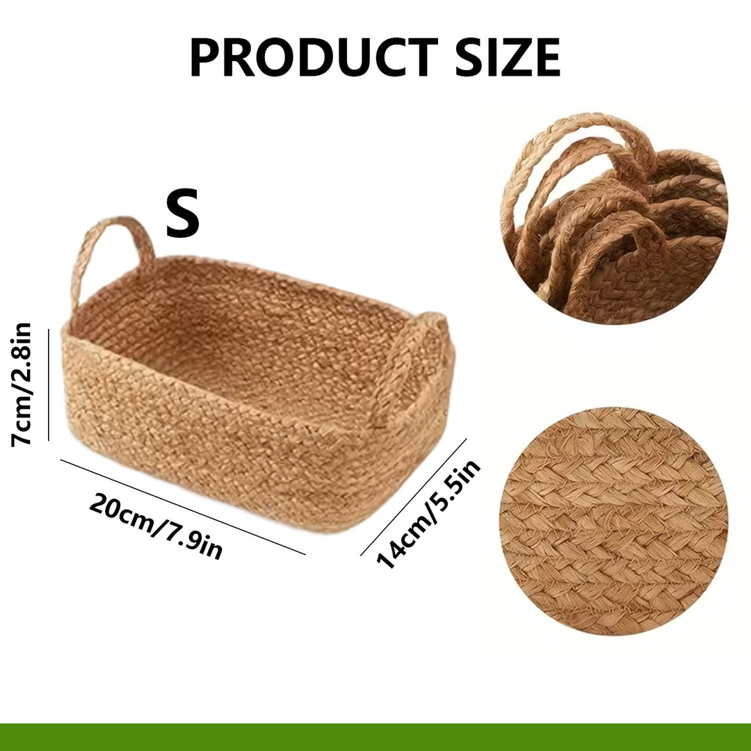 Decorative Woven Storage Basket Bowlift