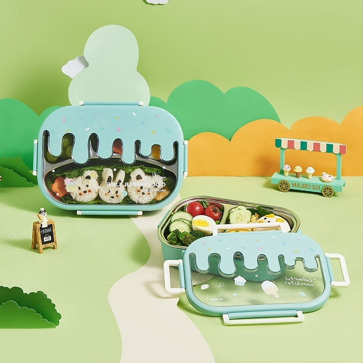 Fun-Themed Compartment Lunch Box