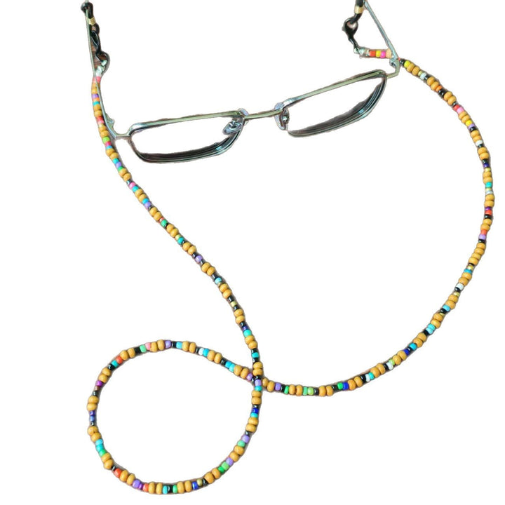 Fashionable glasses holder chain with artistic design Bowlift