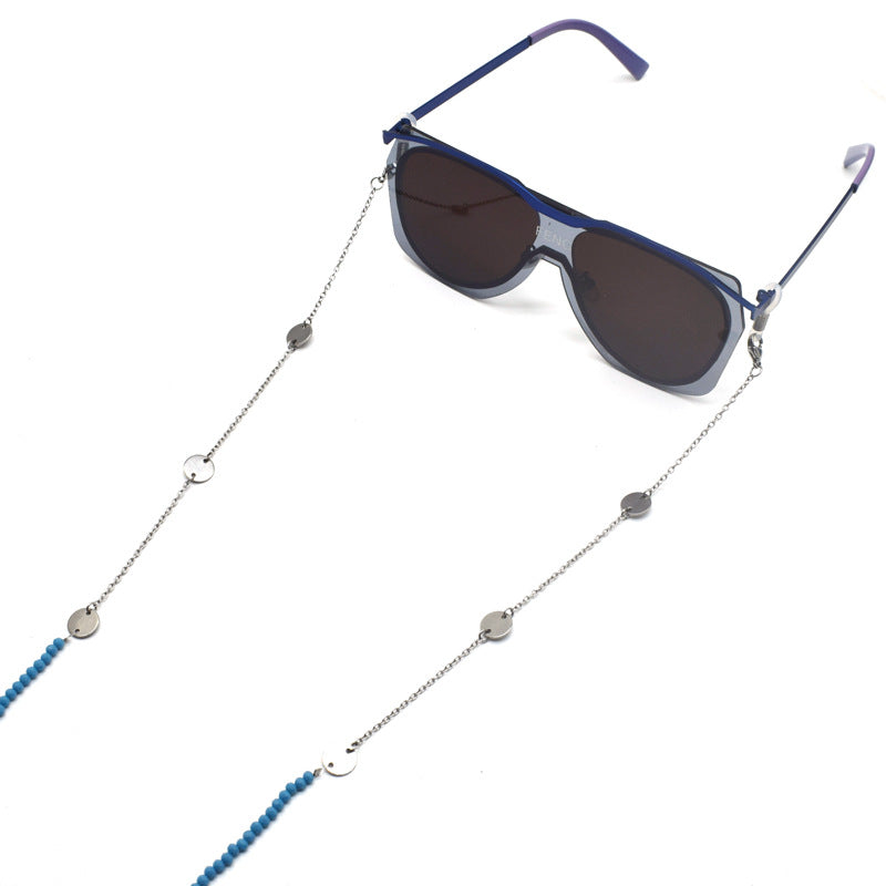 Multi-Detail Beaded Eyewear Chain Bowlift