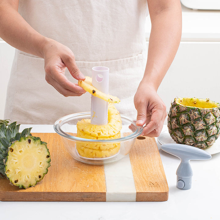 Ergonomic vegetable cutter with safety handle Bowlift