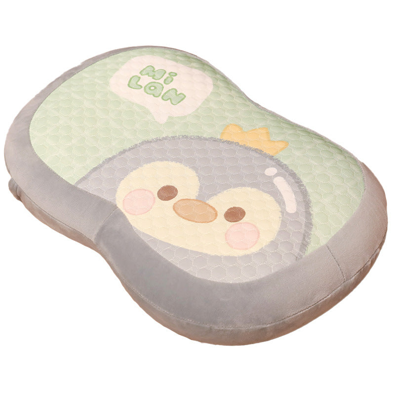 Anatomical neck support pillow with interactive design Bowlift