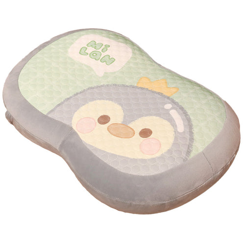 Anatomical neck support pillow with interactive design Bowlift