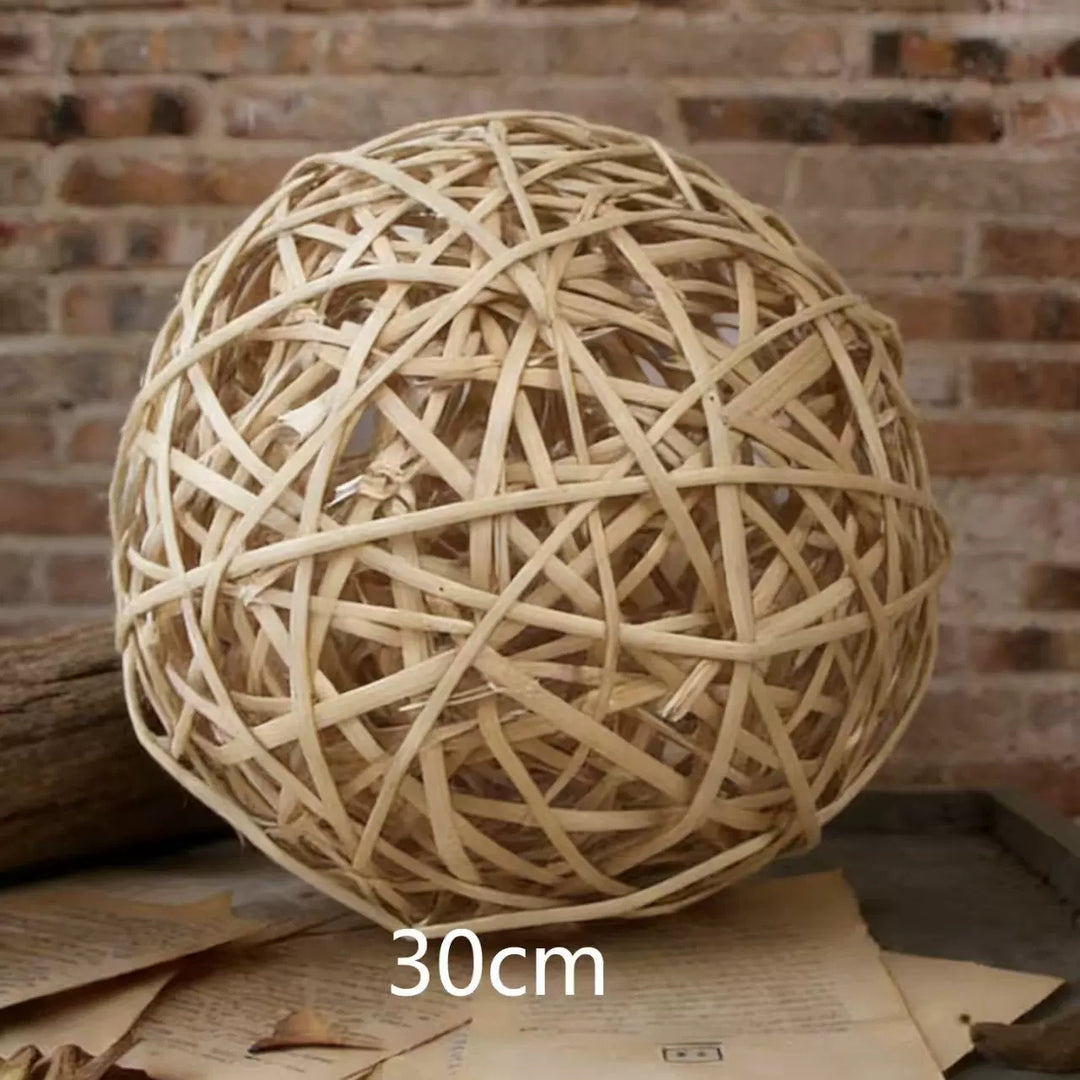Decorative natural material decor ball Bowlift