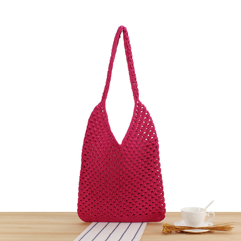 Hand-knotted Jute Bag Bowlift