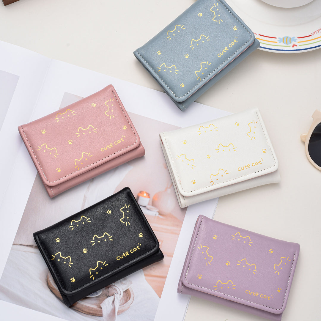 Cute Cat-Themed Card Holder Bowlift