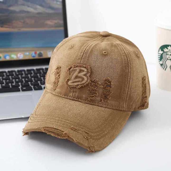 Unisex Distressed Vintage Baseball Hat Bowlift