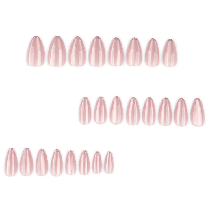 Artful stiletto nails with elegant ombre pattern Bowlift
