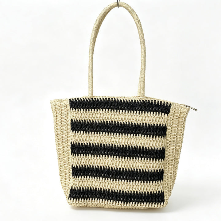 Designer bag with graphic striped pattern Bowlift