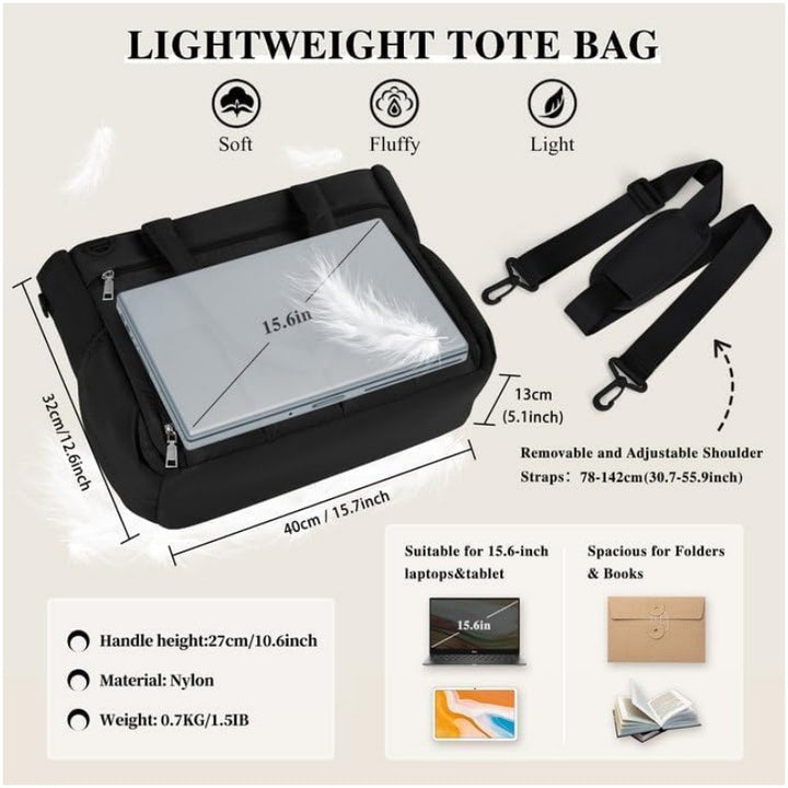 Practical Laptop Bag with Organizer Bowlift