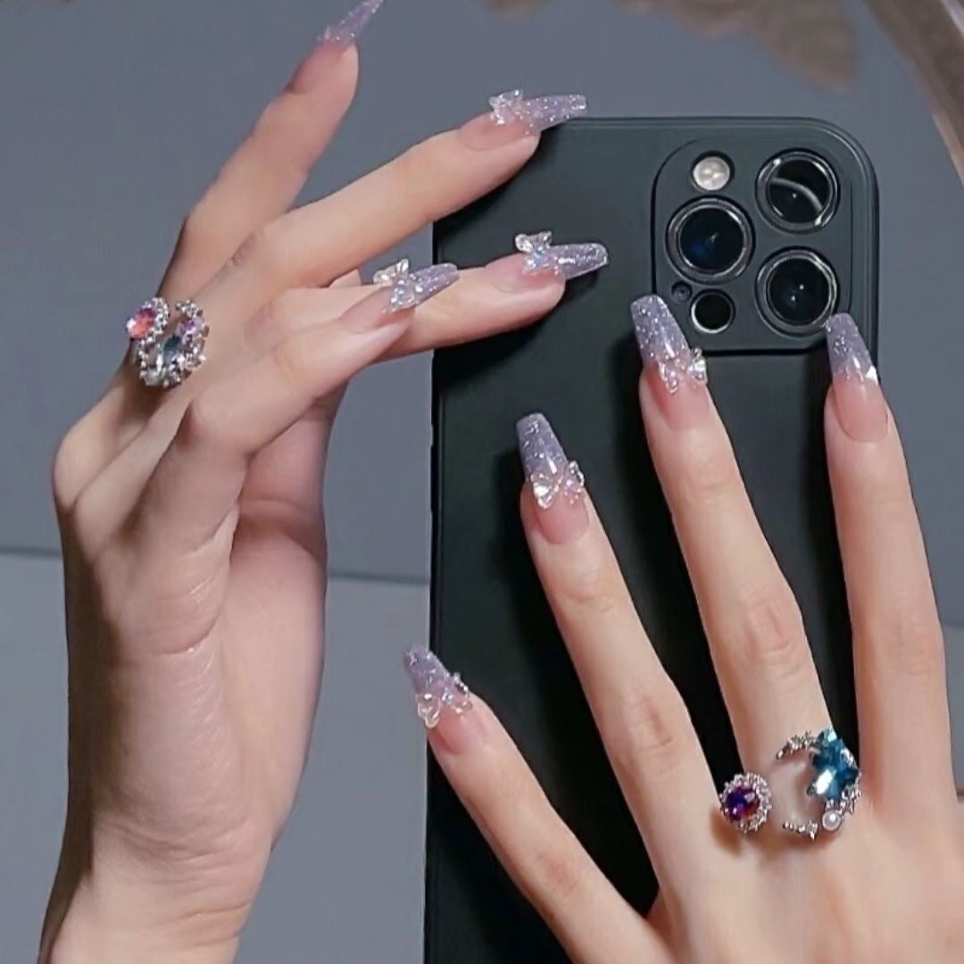 Glamorous 3D Nail Art Bowlift