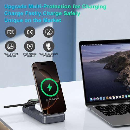 Wireless charger with multifunctional station by Bowlift