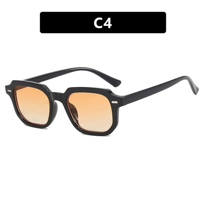 Women's square sunglasses with stylish frame structure and UV protection Bowlift