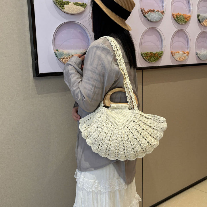 Hand-knotted shoulder bag Bowlift