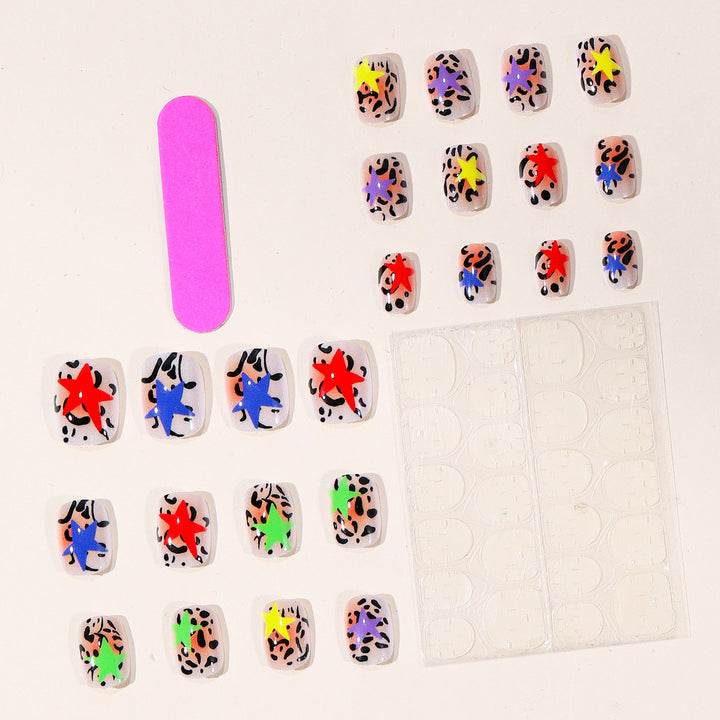 Playful Animal Print Nail Art Bowlift