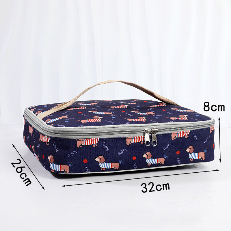 Insulated Animal-Themed Lunch Carrier Bowlift