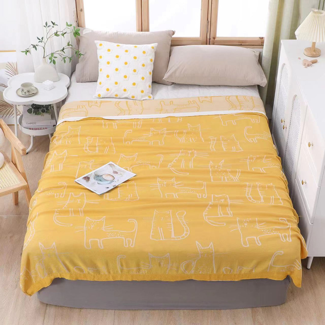 Ladies bedspread with playful nature motif Bowlift