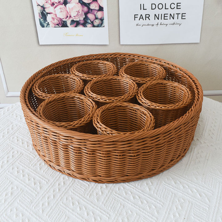 Versatile Woven Storage Organizer Bowlift