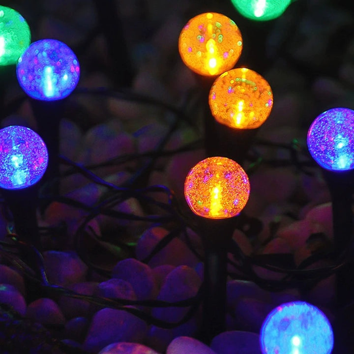 Crescent Moon Solar Garden Stake Lights With Textured Acrylic Diffuser And Warm White LED Bowlift