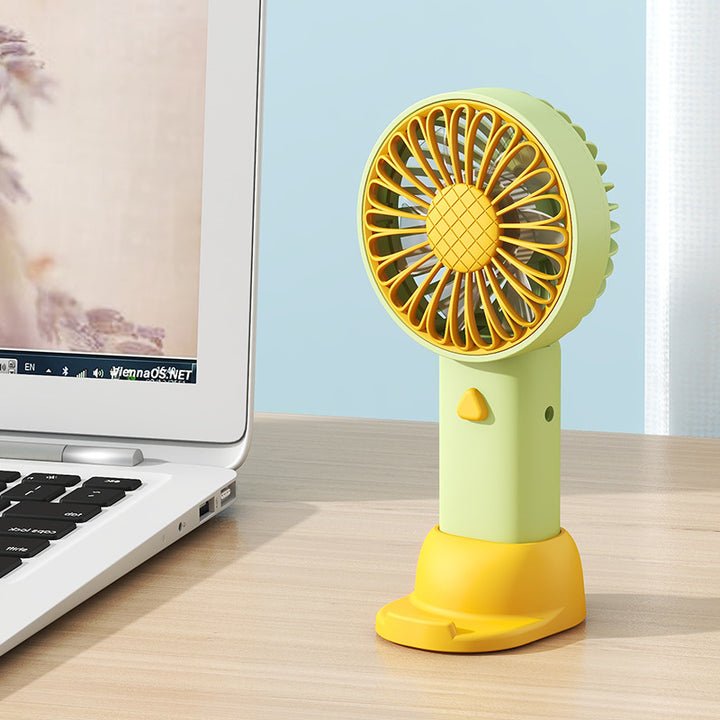 Women's portable mini fan with multiple adjustable speed settings Bowlift