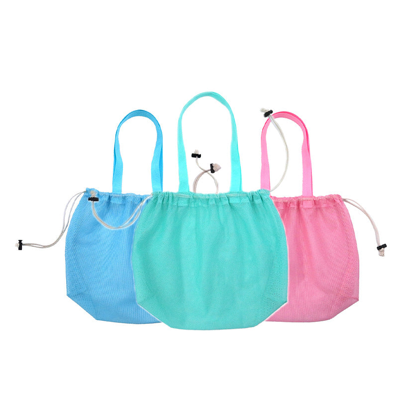 Versatile Beach Bag In Airy Mesh Design Bowlift