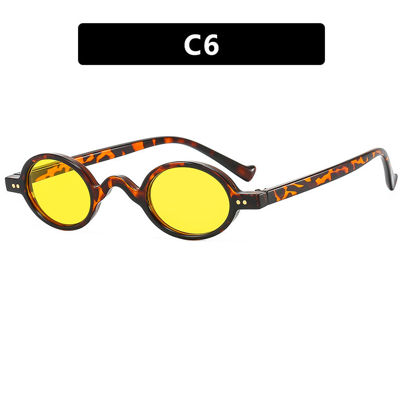 Women's round sunglasses with distinctive design and high-quality plastic frame Bowlift