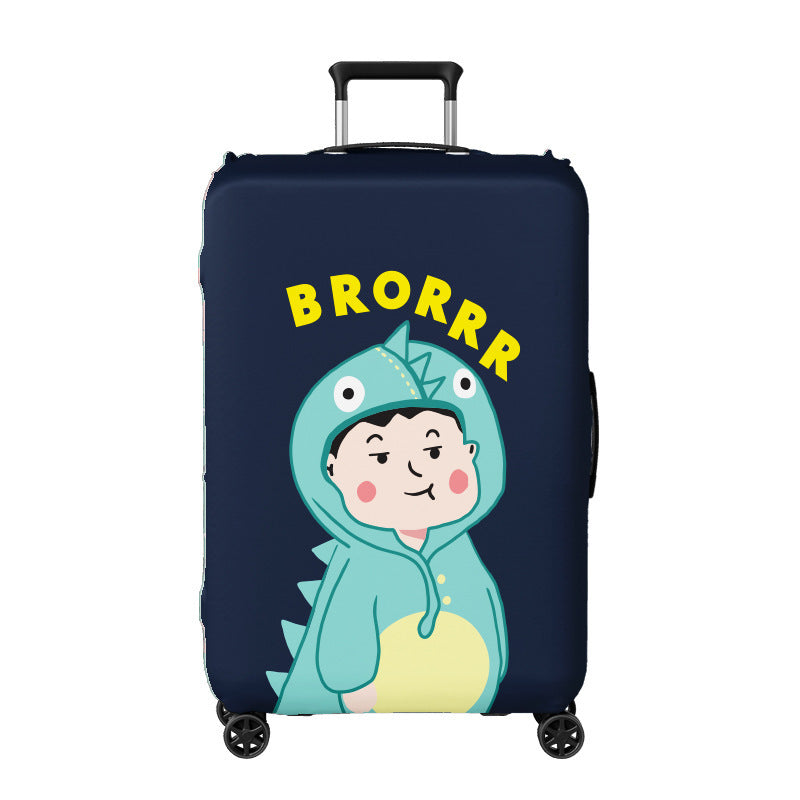 Unisex hard-shell travel suitcase with creative ice cream design Bowlift