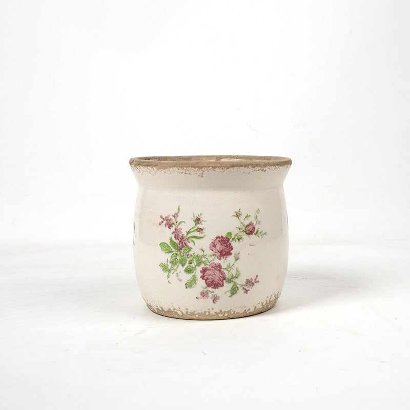 Decorative ceramic plant container with artistic design Bowlift