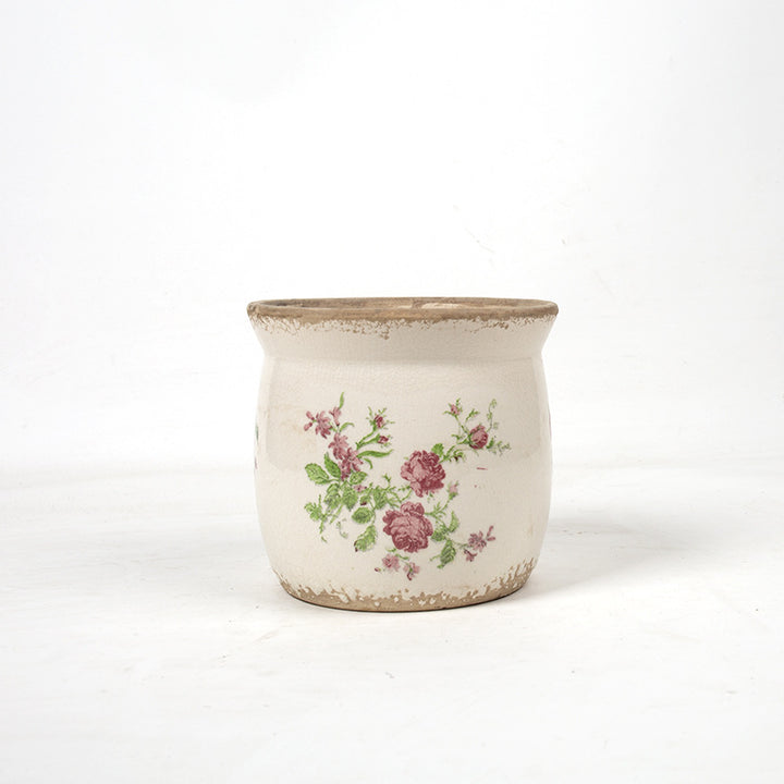 Decorative ceramic plant container with artistic design Bowlift