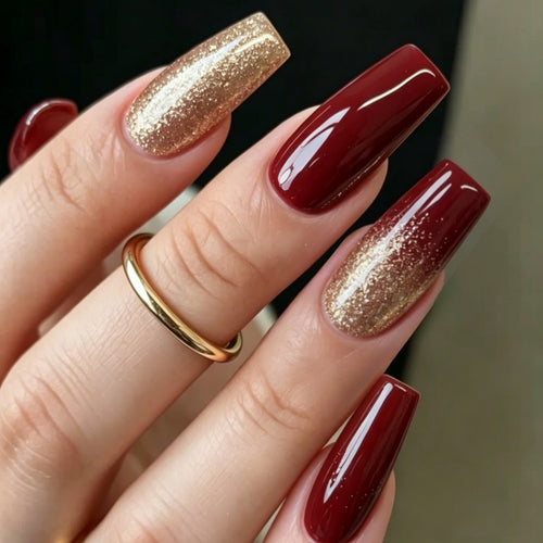 Glamorous Artificial Nail Set Bowlift