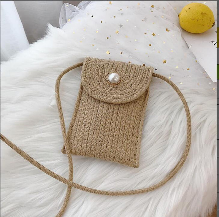 Handy bag in woven design Bowlift