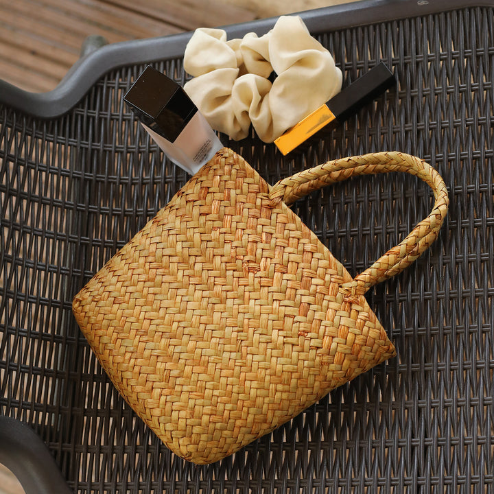 Handcrafted Woven Shopping Tote Bowlift