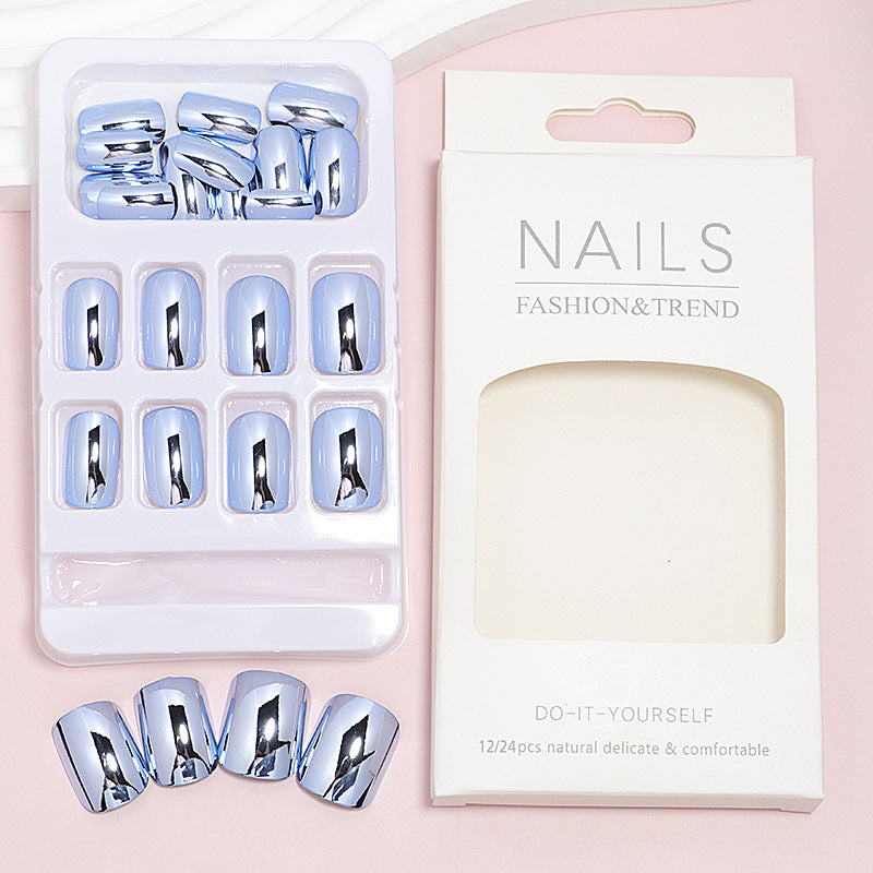 Premium Mirrored Finish Press-On Nails Bowlift